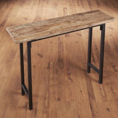 AA Importing 42" Console Table  Table Base Color: Black