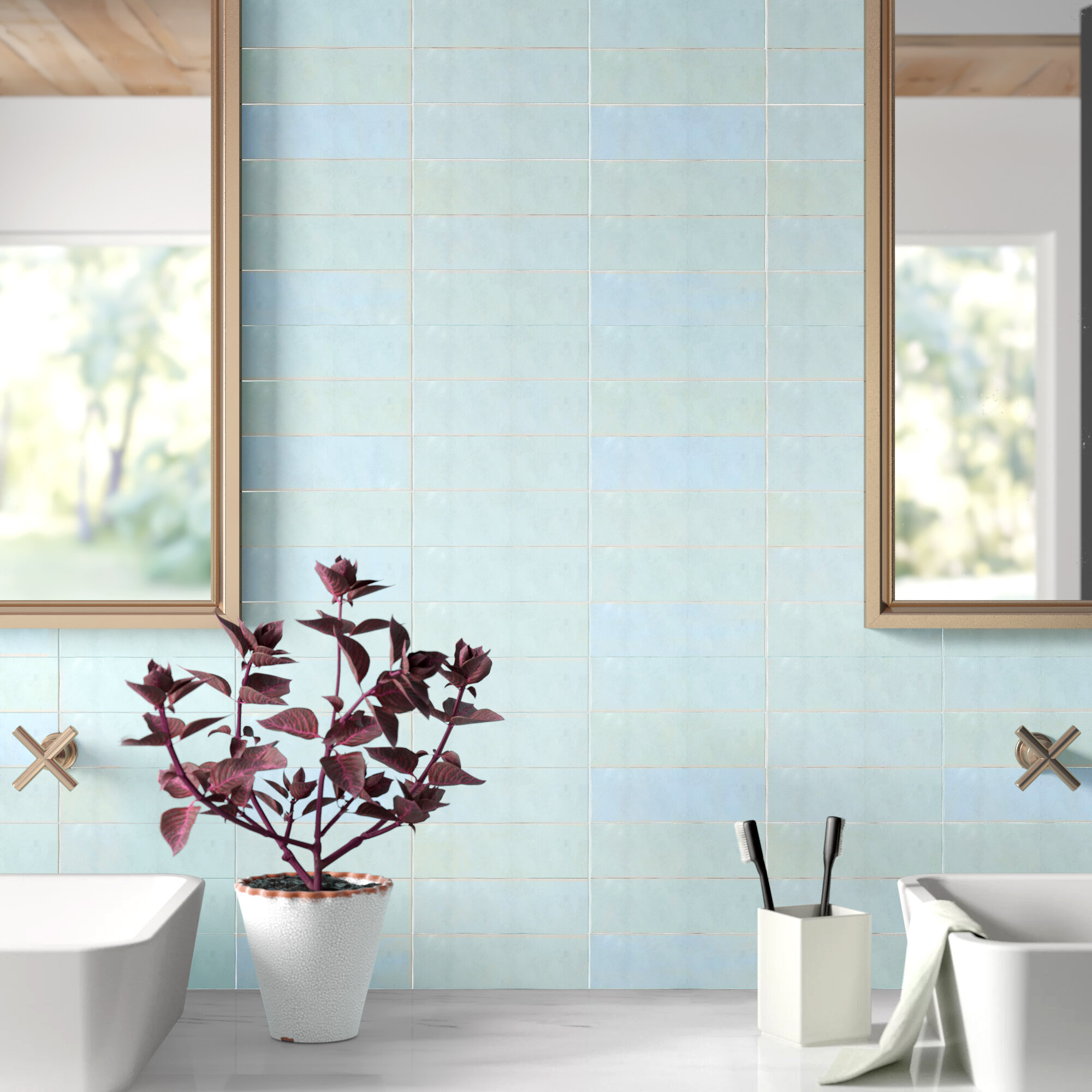 Wayfair   Blue Floor Tiles & Wall Tiles You'll Love in 18