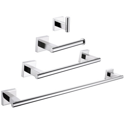 4 - Piece Bathroom Hardware Set