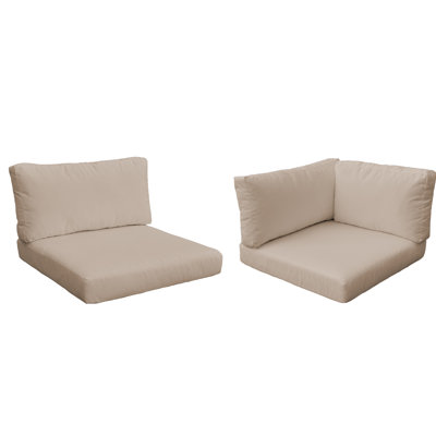 Belle 20 Piece Outdoor Lounge Chair Cushion Set Tk Classics Fabric