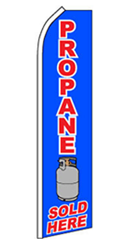 Neoplex Propane Sold Here Polyester 138 X 30 In Feather Banner Wayfair