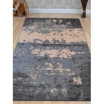 Mistana Kurtis Hand Knotted Wool Gray Rug Reviews Wayfair