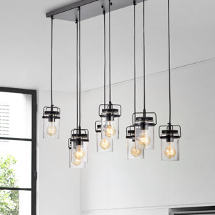 Best Donald 8-Light Cluster Pendant By Williston Forge Ceiling Lights Donald 8-Light Cluster Pendant By Williston Forge Ceiling Lights