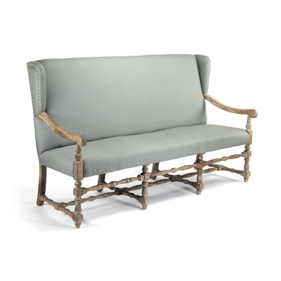 Franck Upholstered Bench Zentique Color Green