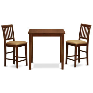 Givens 3 Piece Counter Height Bistro Set by Thre..