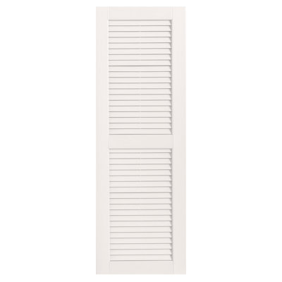 Straight Top Open Louver Shutters Pair