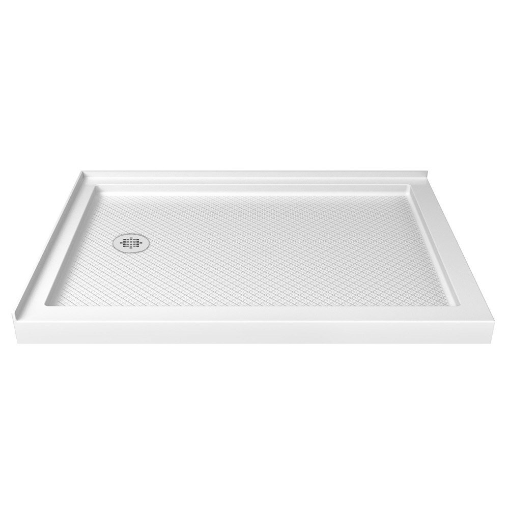 DreamLine SlimLine 60" W X 36" D Double Threshold Shower Base & Reviews ...