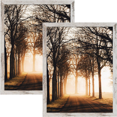 Keana 2 Piece Matte Acrylic Glass Single Picture Frame Set