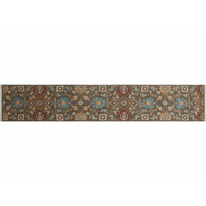 One-of-a-Kind Hardwick Hand-Knotted Brown Area Rug