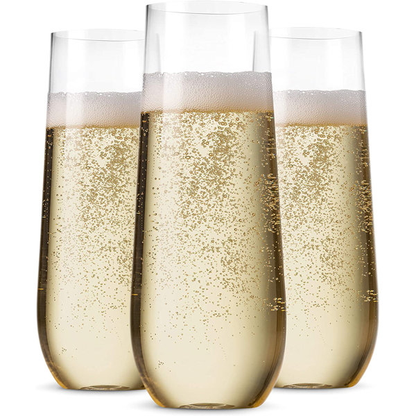 heavy champagne flutes