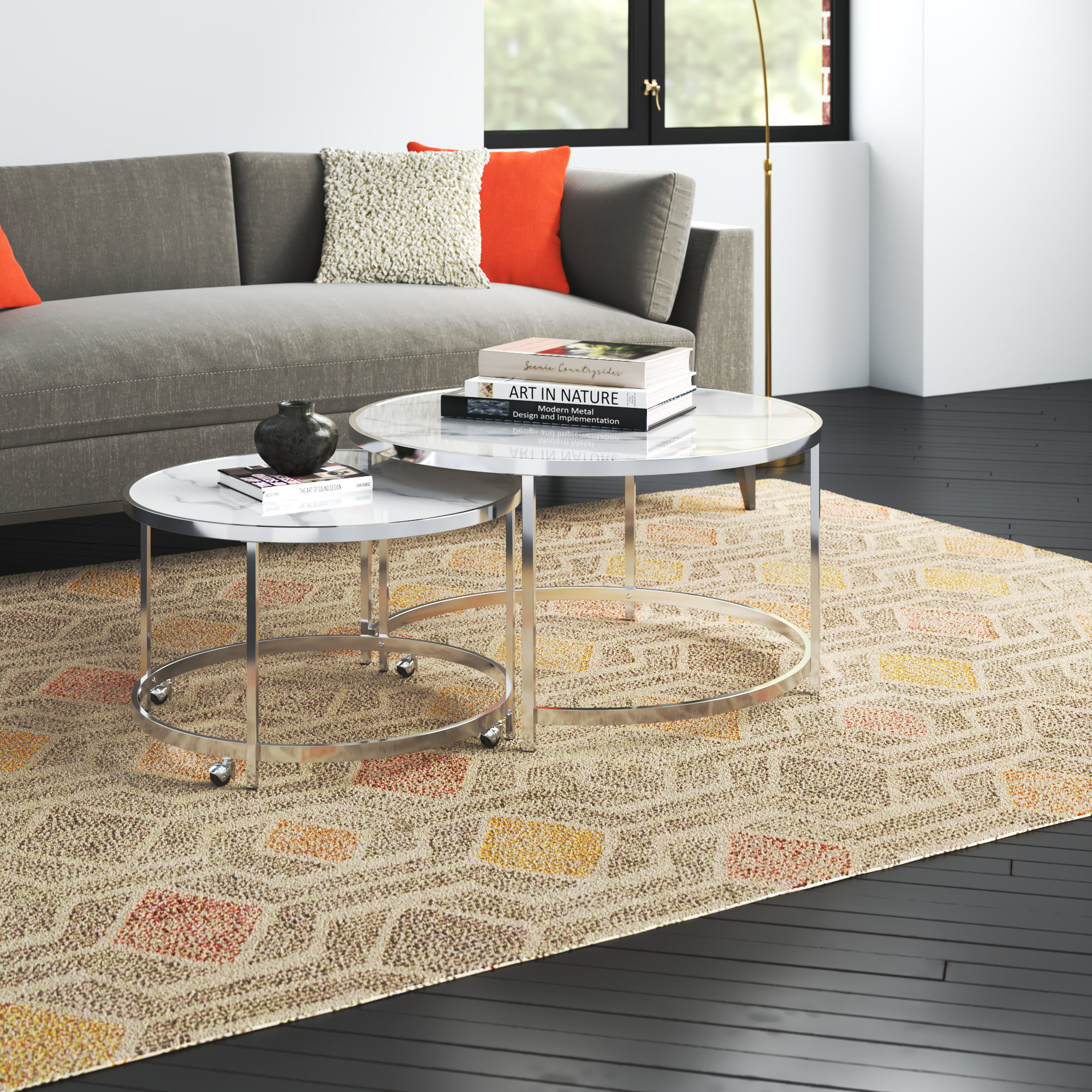 Wade Logan® Mcmullin 2 Nesting Coffee Table Sets & Reviews Wayfair