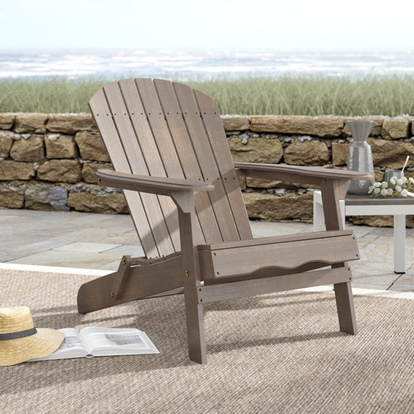 Birch Lane™ Ridgeline Solid Wood Folding Adirondack Chair & Reviews