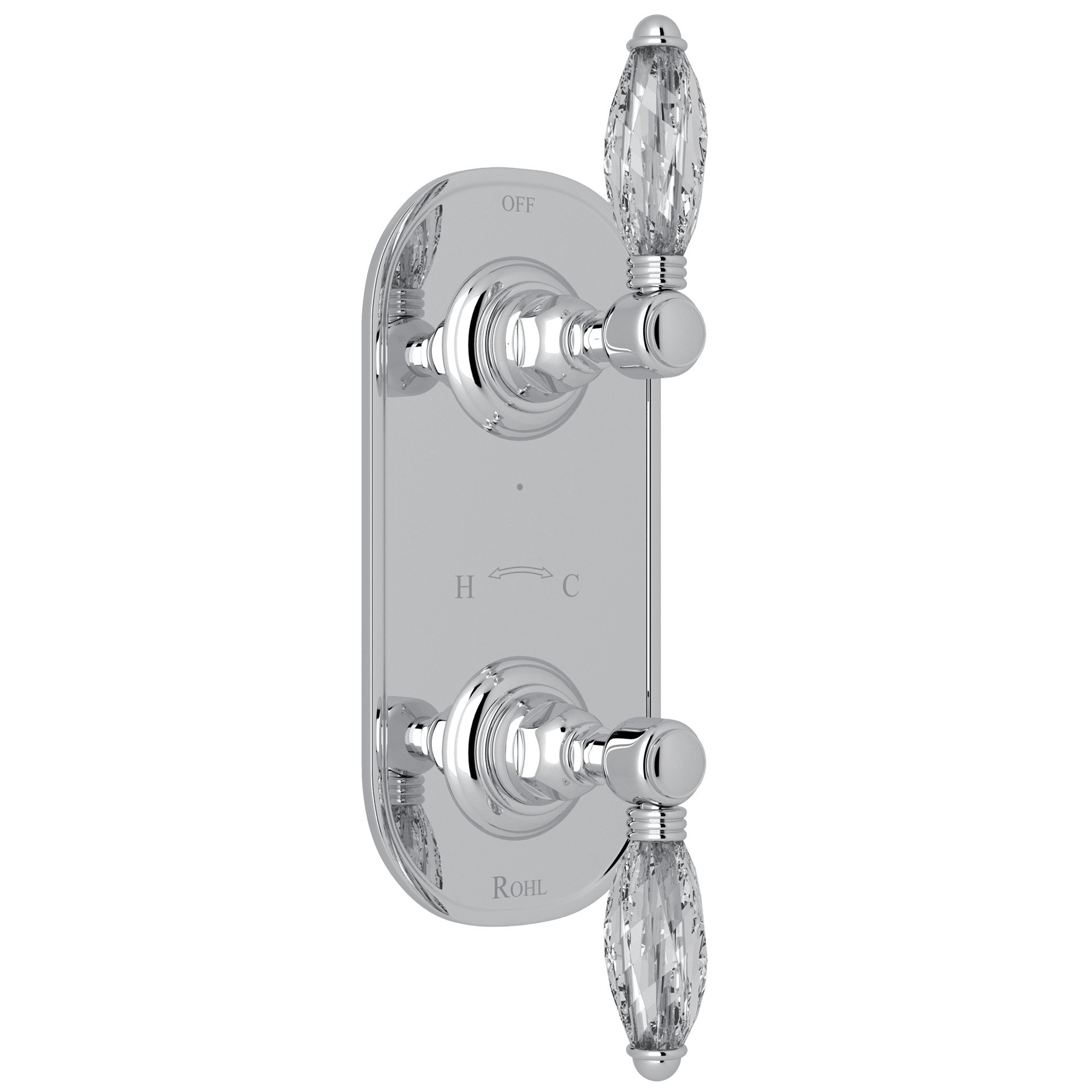 Rohl Country Bath Rohl 1/2" Thermostatic Trim With Diverter Wayfair