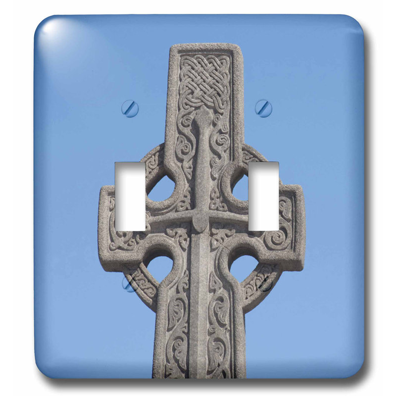 3drose Scotland Edinburgh Stone Celtic Cross 2 Gang Toggle Light Switch Wall Plate Wayfair