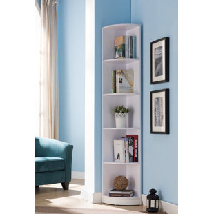 corner nursery bookshelf