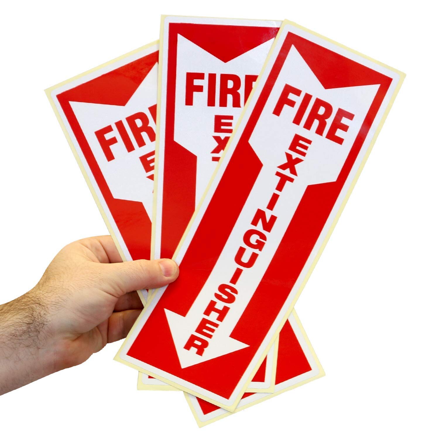 SmartSign Fire Extinguisher with Downward Arrow 4