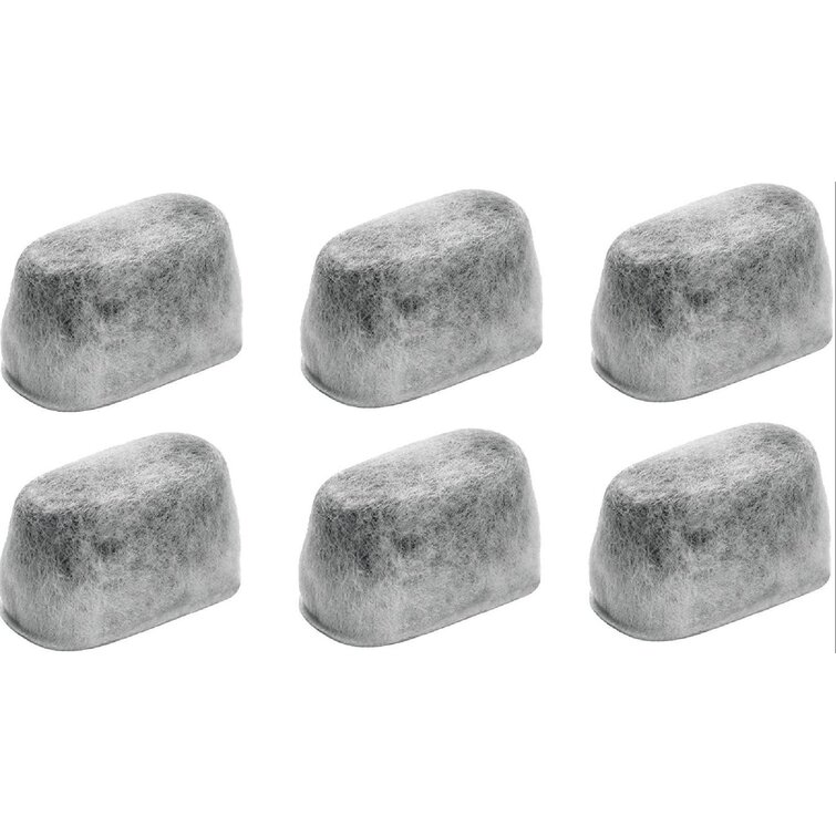 6 Pack Charcoal Water Filters Replacement,KCM11WF Fits KitchenAid Coffee Makers 