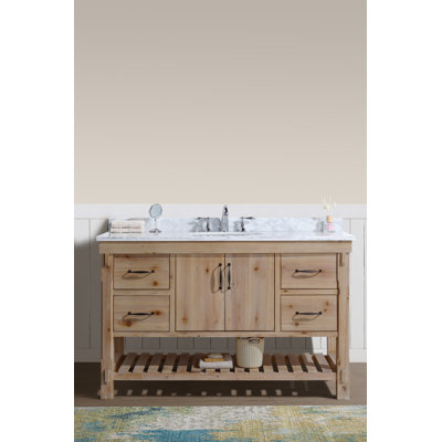 Kordell 55 Single Bathroom Vanity Set Three Posts