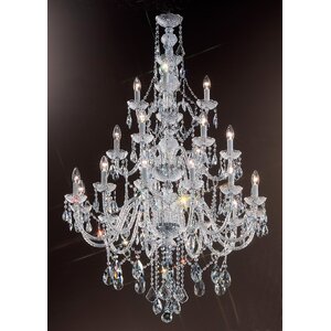 Monticello 21-Light Crystal Chandelier