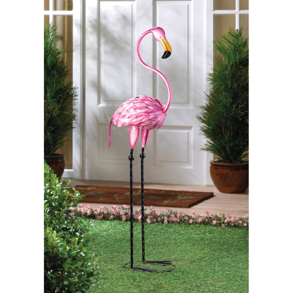 Pink Flamingo Lawn Ornament Wayfair Pink Flamingo Lawn Ornament Wayfair