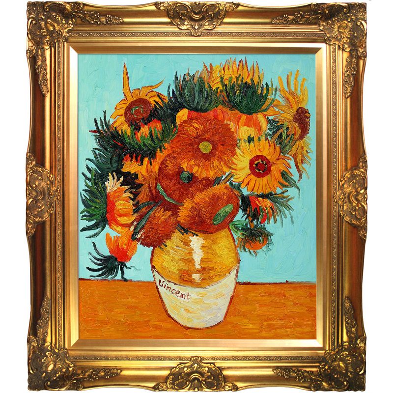 Vault W Artwork Sunflower Collage By Vincent Van Gogh Picture