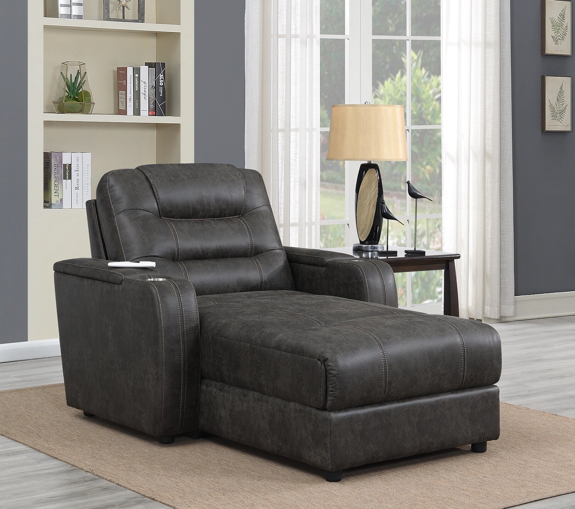 chaise lounge with electric recliner