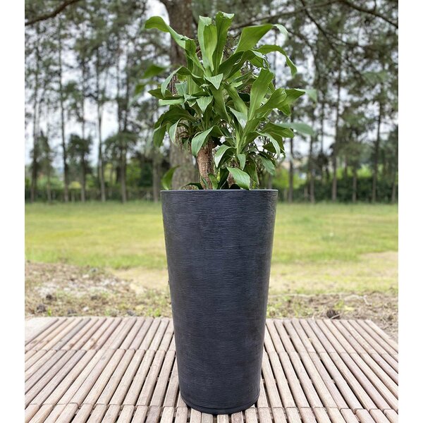 Lightweight Beige Flower Pot Indoor and Outdoor Use Small Plants Set of 2 Garden Patio Home Suncast Langston 16 Resin Planter 