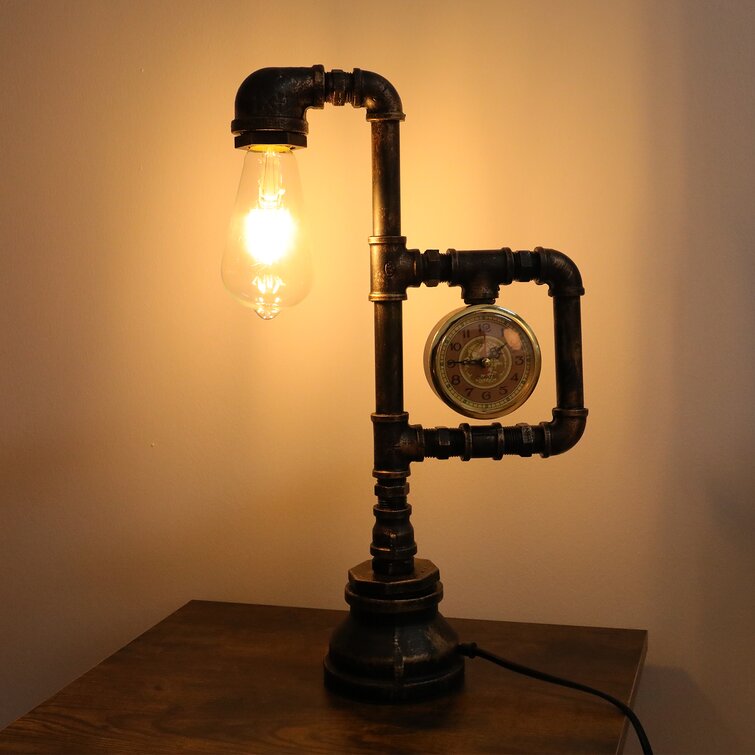 Edison style accent pipe lamp