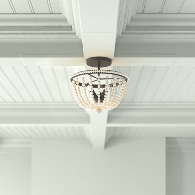 Speier 3-Light Living Room Steel Dimmable Semi Flush Mount