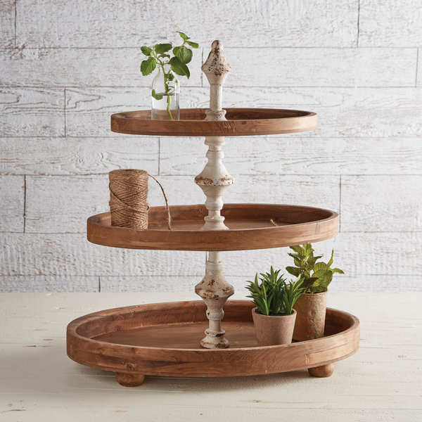 Bungalow Rose Crumrine Tiered Stand BGRS8645 