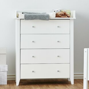 pine baby changing unit with drawers