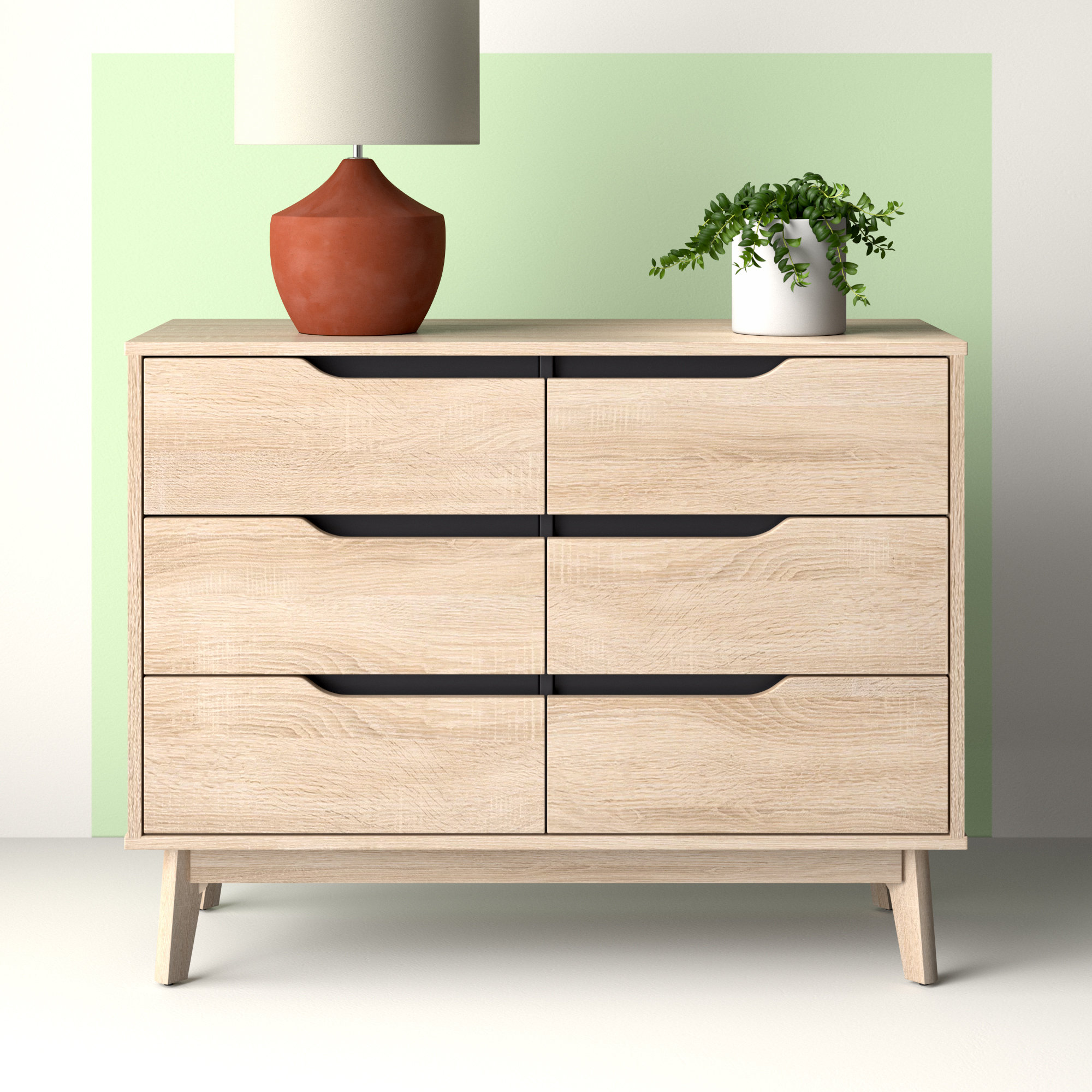 Hashtag Home Retweet Calvin Modern 6 Drawer Dresser Reviews