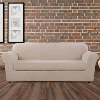 Sure Fit Ultimate Heavyweight Stretch Suede Box Cushion Sofa