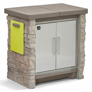 Stone Front Patio Cooling & Storage Cooler