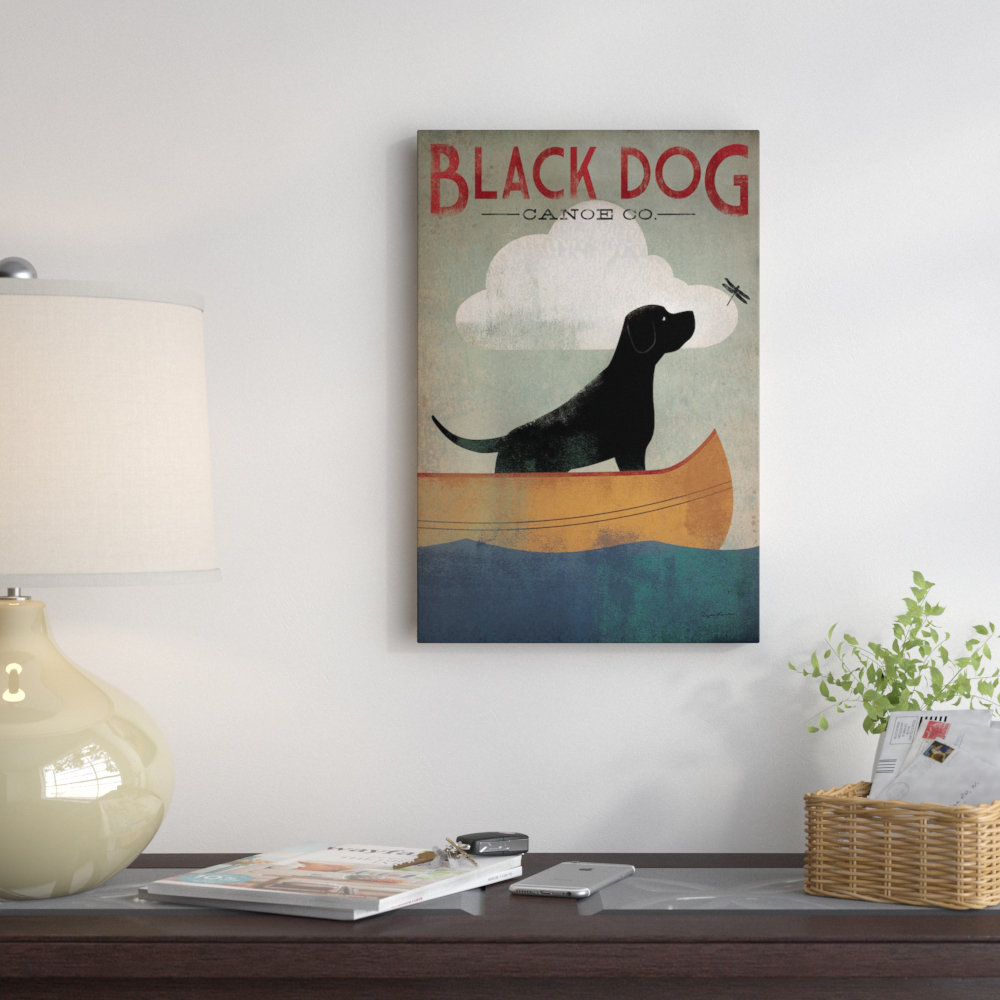 Winston Porter Black Dog Canoe Co. I by Ryan Fowler GalleryWrapped