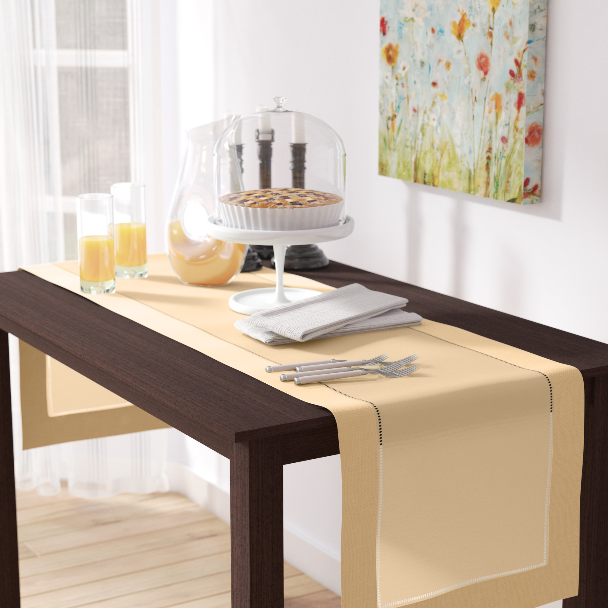 Carino Clic Hemsched Trim Table Runner