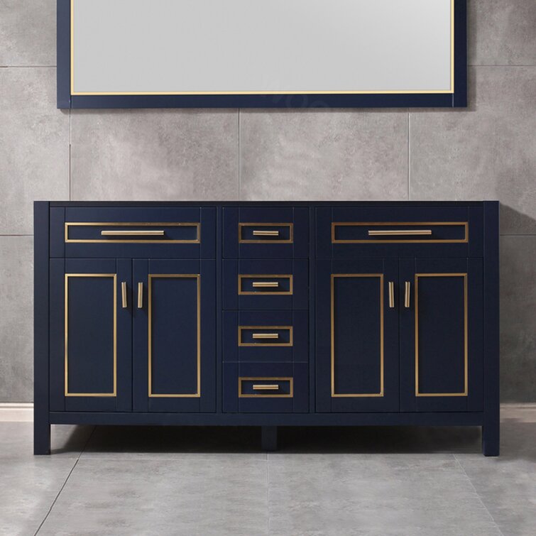 Woodbridge 61" Double Bathroom Vanity Base Only | Wayfair