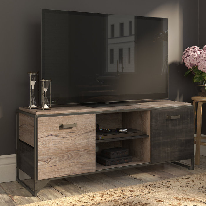 Greyleigh Edgerton 60w Tv Stand For 70 Inch Tv In Rustic Grey