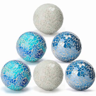 Hope and Love Decorative Balls set of 3 Orbs Faith Spheres 