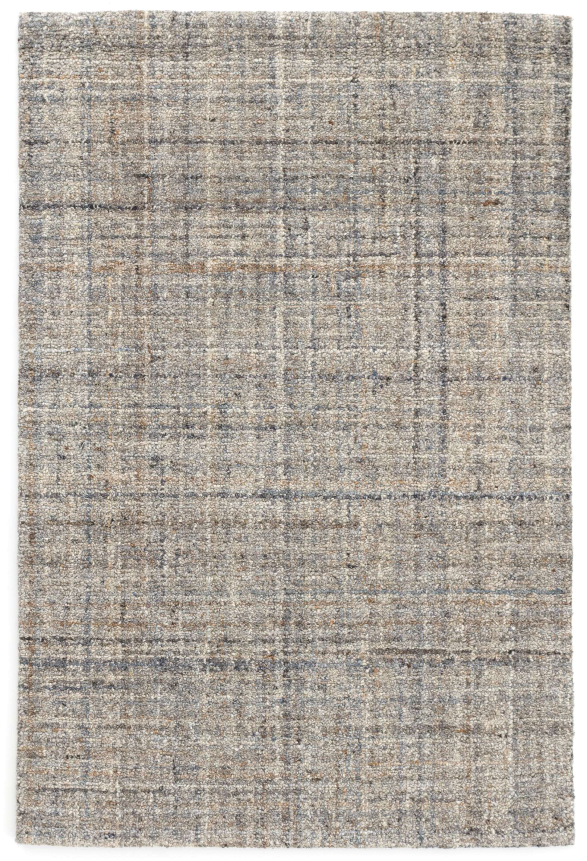 Dash and Albert Rugs Harris Handmade Looped/Hooked Wool Brown Rug ...