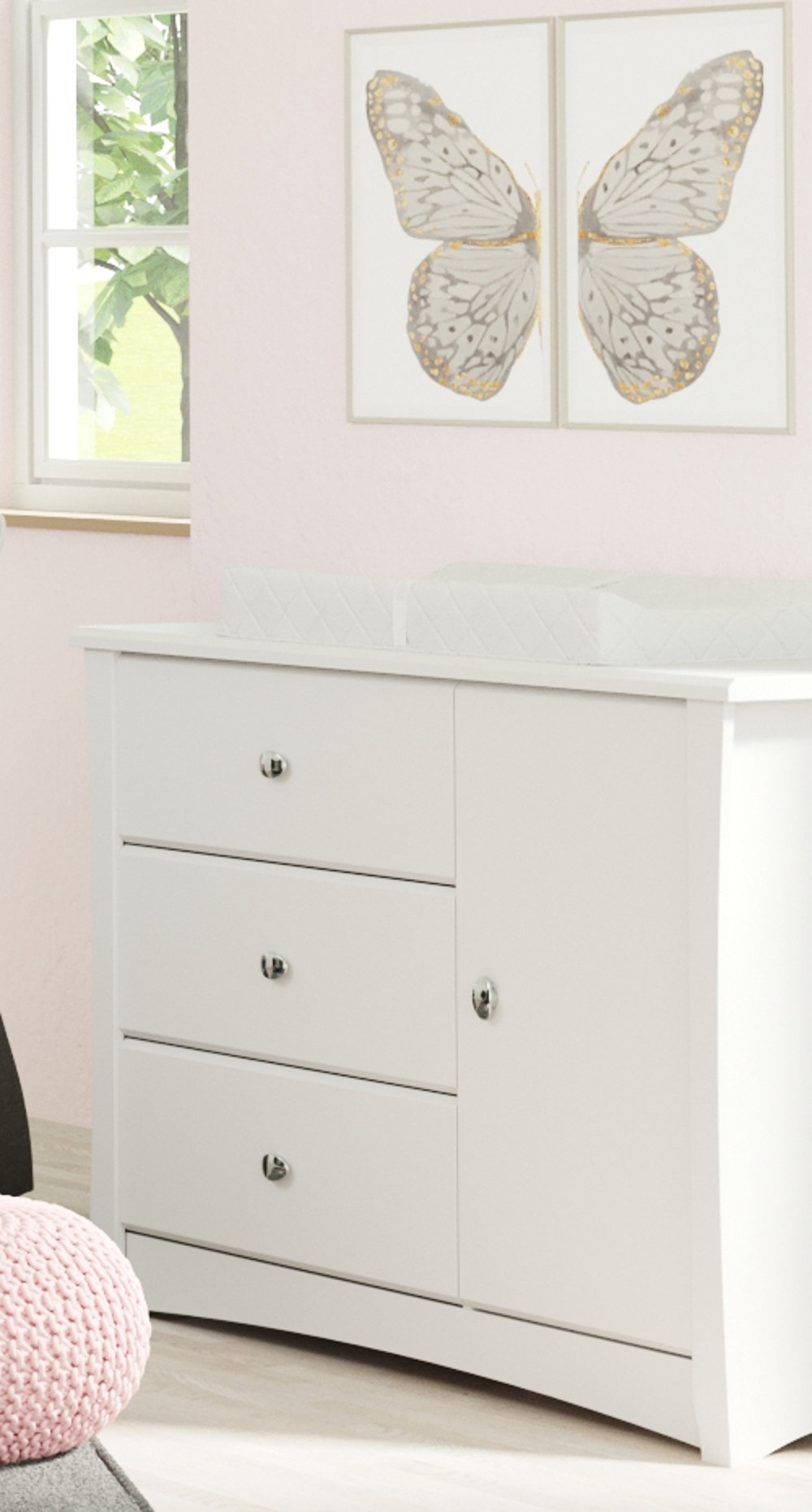Storkcraft Crescent 3 Drawer Combo Dresser Reviews Wayfair Ca
