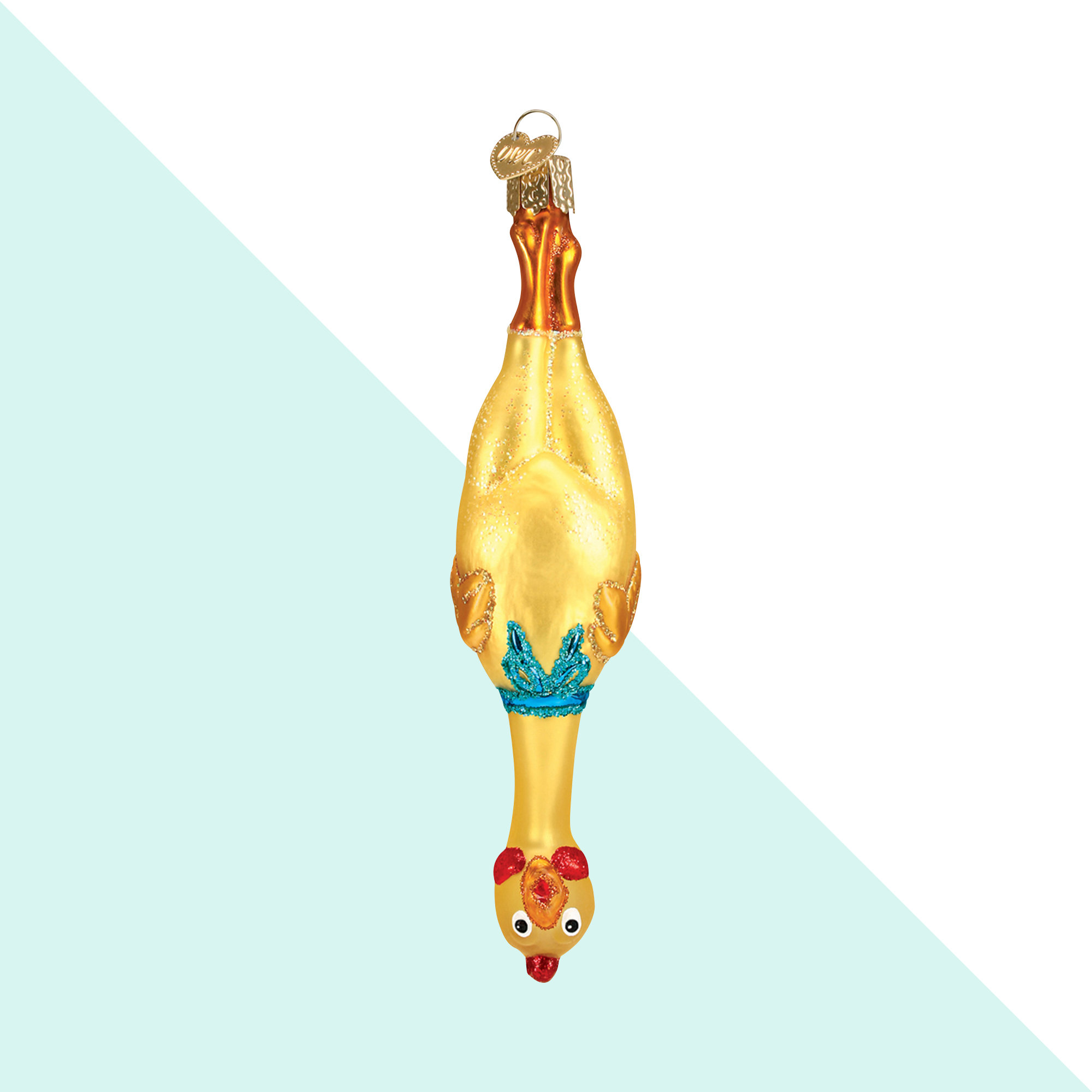 Hashtag Home Rubber Chicken Hanging Figurine Ornament Wayfair