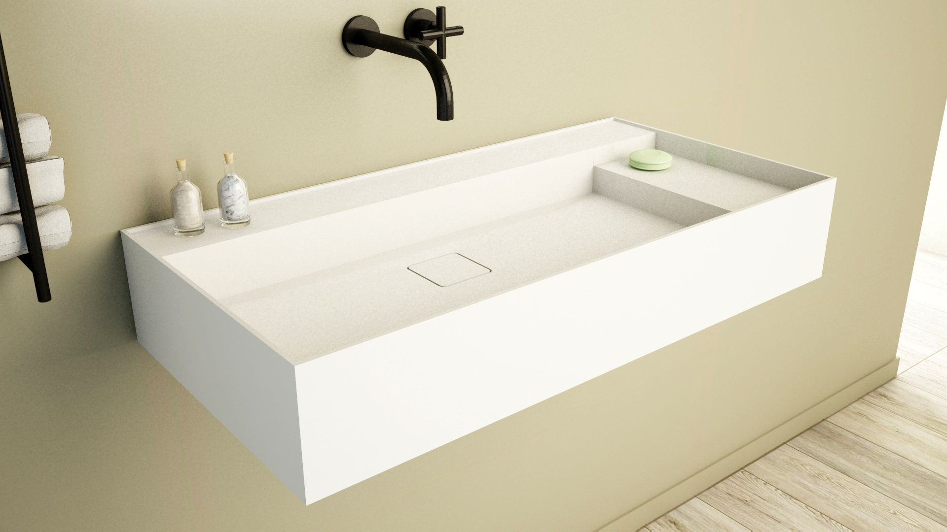 Ideavit Matte White Rectangular Wall Mount Bathroom Sink Wayfair Ideavit Matte White Rectangular Wall Mount Bathroom Sink Wayfair