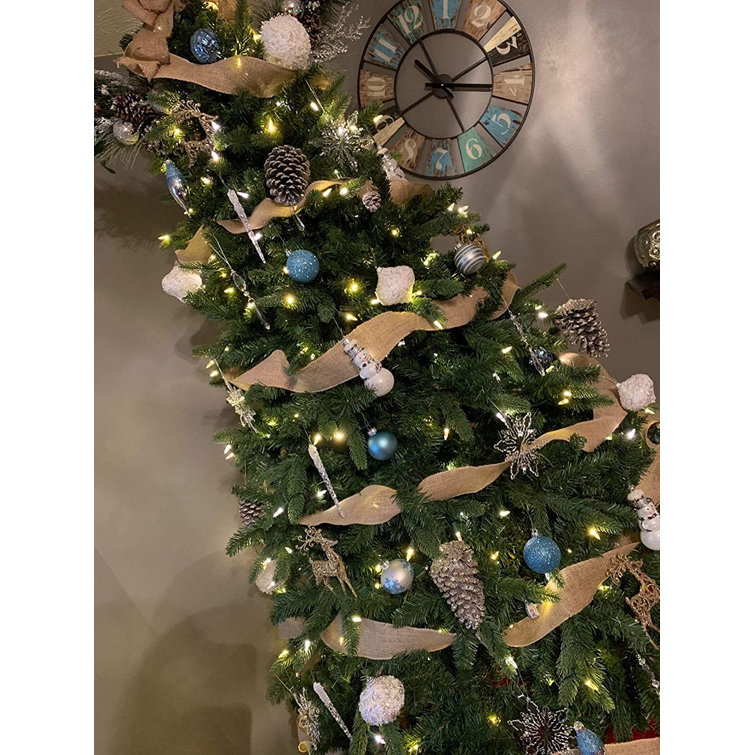 burlap tree ribbon