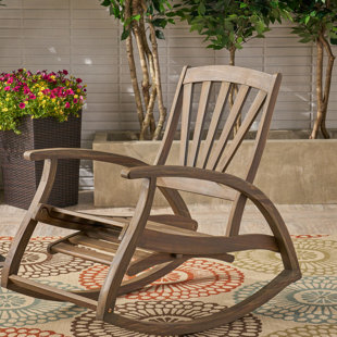 Go to store & view more images Cathleen Outdoor Rocking Chair by Highland Dunes