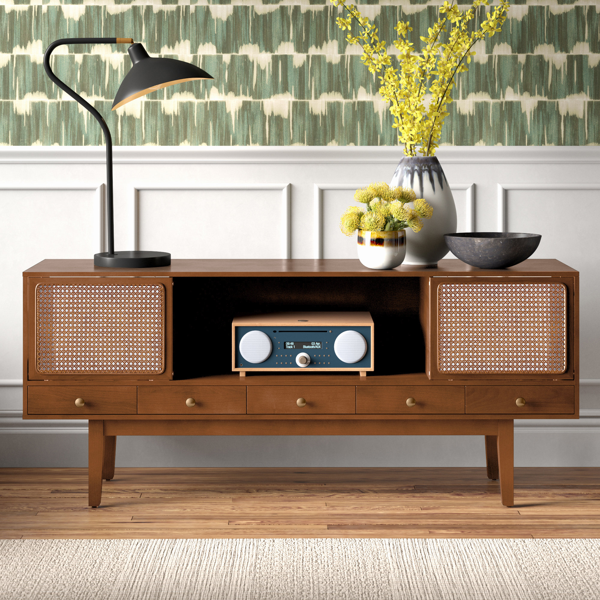 AllModern Gabe TV Stand for TVs up to 70" & Reviews Wayfair