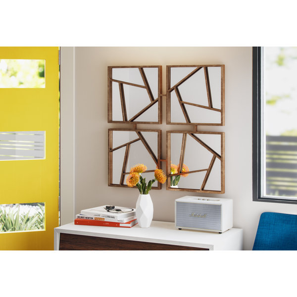 Oberon Four Faces Modern Contemporary Accent Mirror Reviews Allmodern