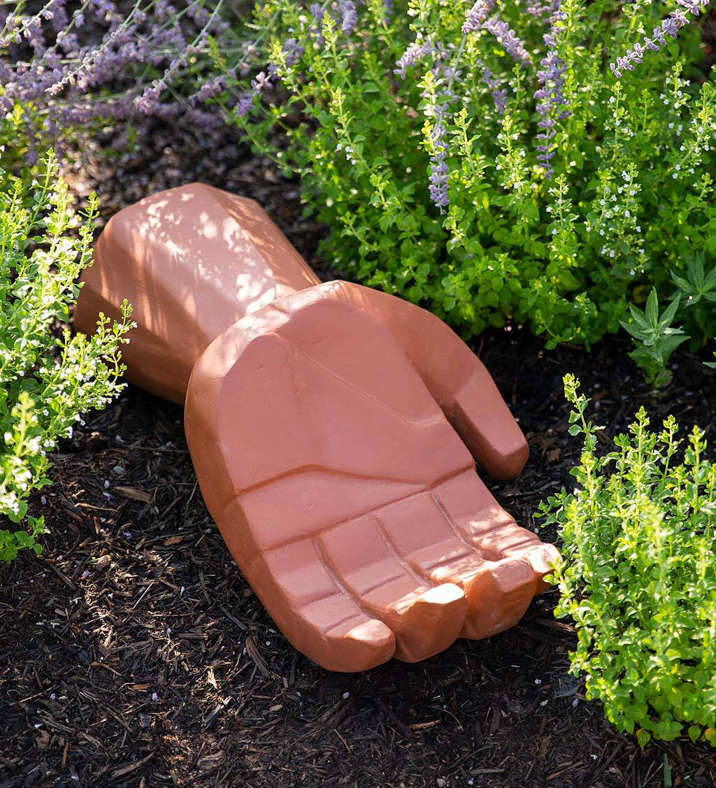 Orren Ellis Nuchem Clay Hand Statue Wayfair