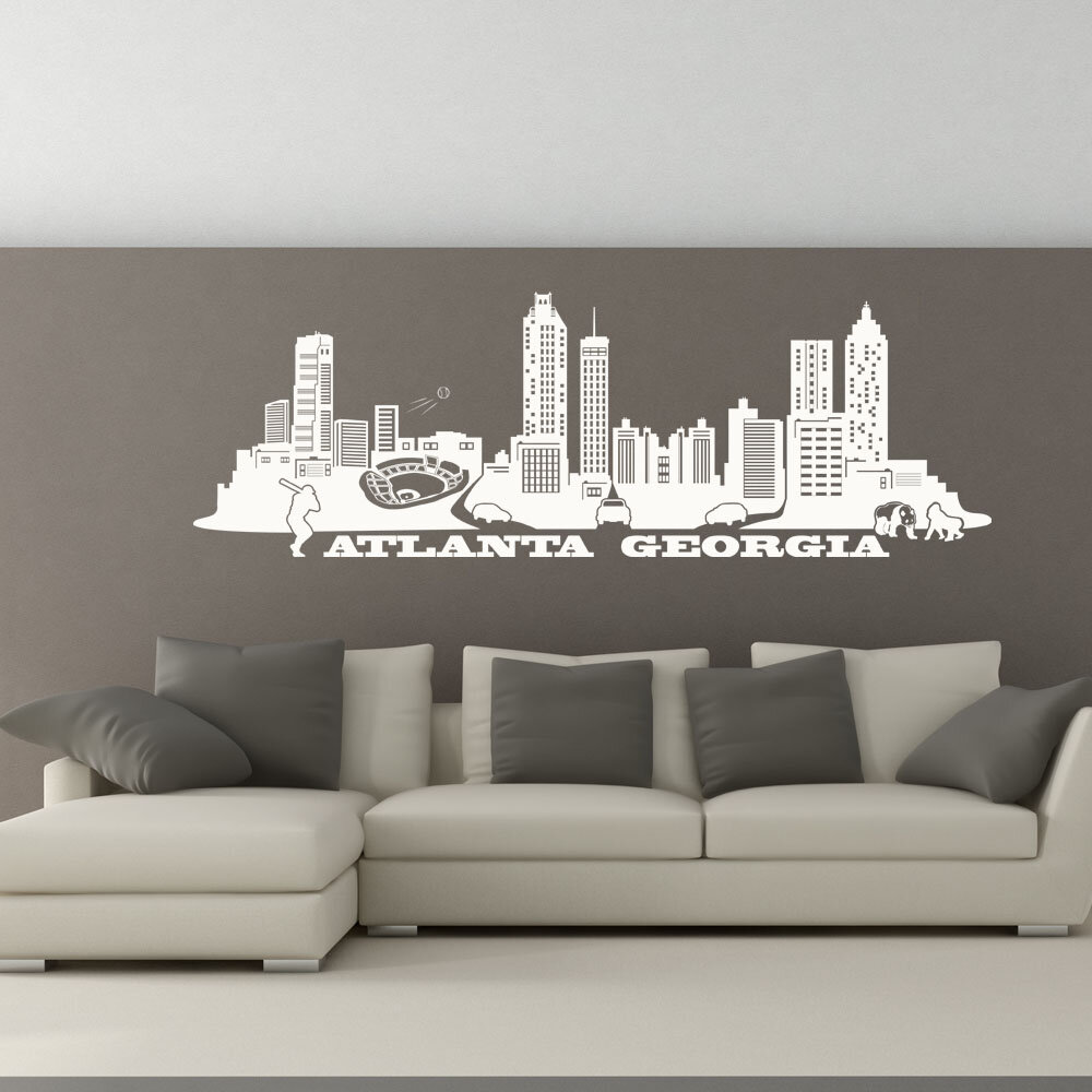 Highest Quality Wall Decal Sticker Memphis City Skyline