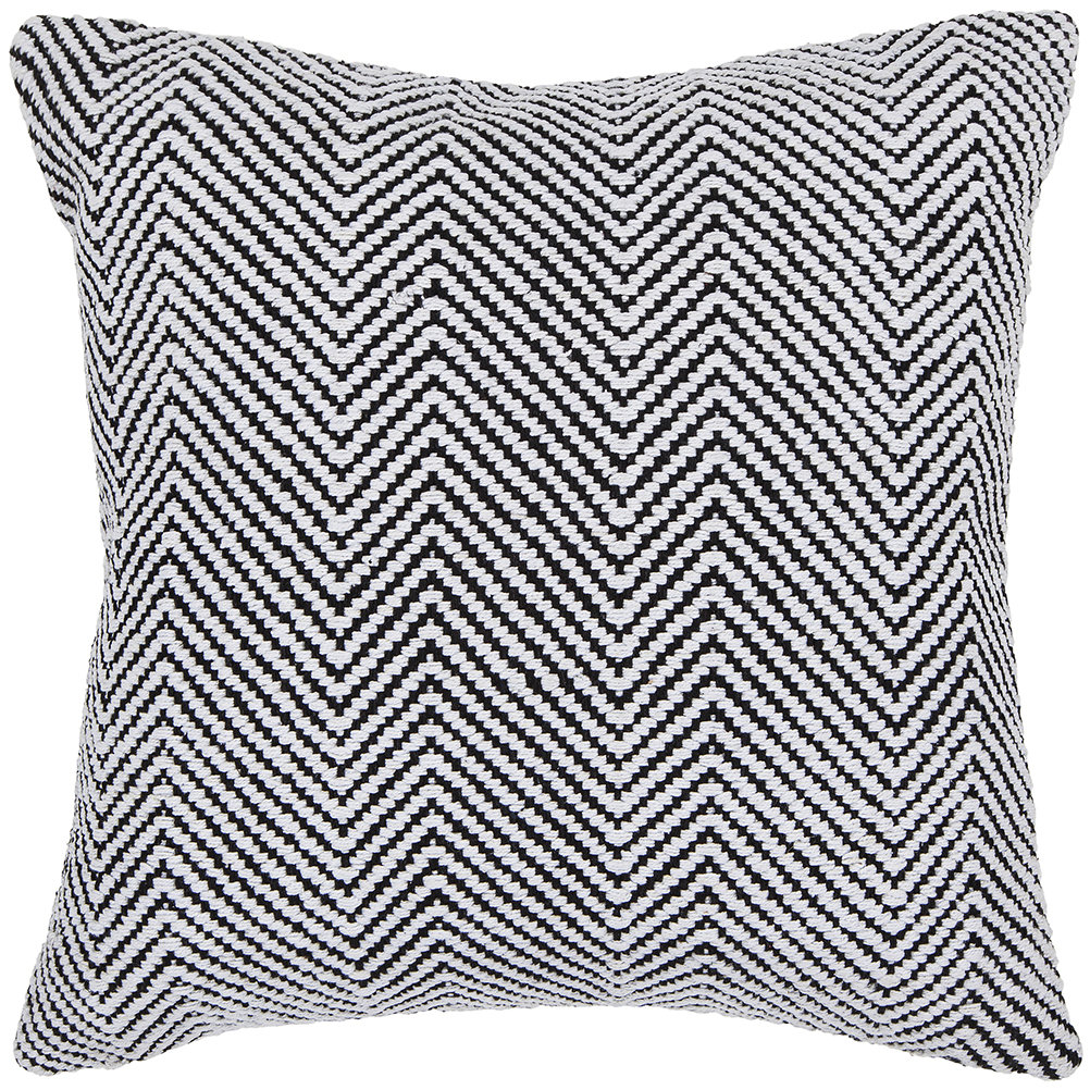 Textured Contemporary Cotton Throw Pillow & Reviews AllModern